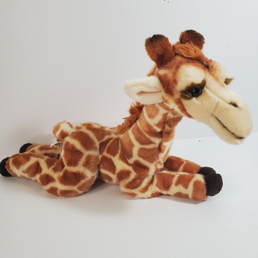 Toys R Us Geoffrey The Giraffe Plush 18" Layong Stuffed Animal 2002 Vintage